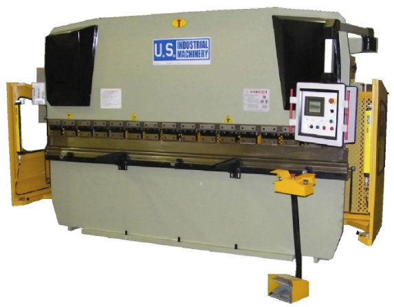 US  INDUSTRIAL  88  TON  CNC  HYDRAULIC  PRESS  BRAKE New