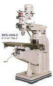 Birmingham  BPS-1649-C  Step  Pulley  Type  Milling  Machine