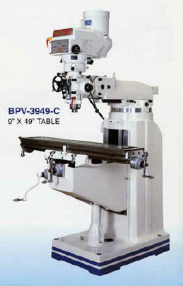 BIRMINGHAM  BPV-3949-C  VARIABLE  SPEED  VERTICAL  MILLING  MACHINE